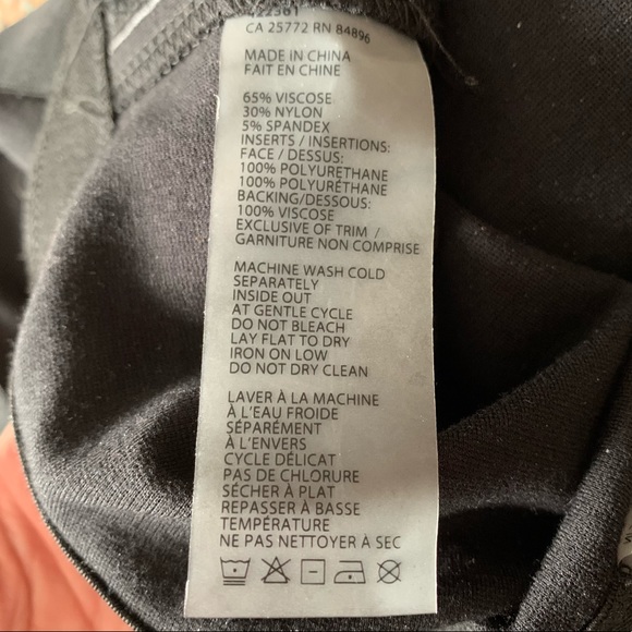 Dex, Faux Leather Stretch Biker Leggings, Black, size S - Picture 7 of 7